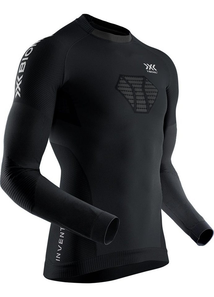 X-Bionic Langarmshirt Invent 4.0 Running Shirt Unterwäsche schwarz Herren von X-Bionic