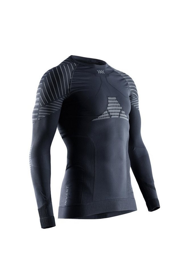 X-Bionic Langarmshirt Invent 4.0 Shirt 2023 Unterwäsche charcoalgrau Herren von X-Bionic