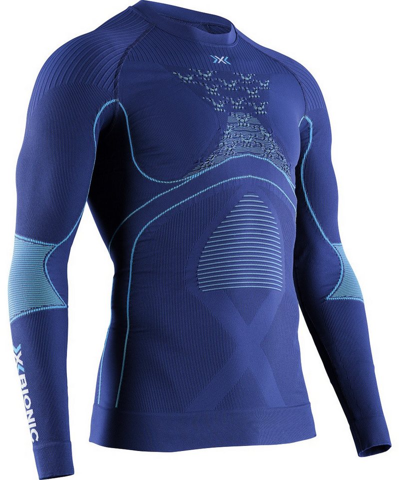 X-Bionic Langarmshirt Rundhals Energy Accumulator 4.0 Unterwäsche navyblau Herren von X-Bionic