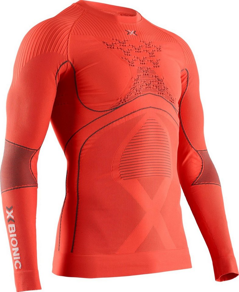 X-Bionic Langarmshirt Rundhals Energy Accumulator 4.0 Unterwäsche orange Herren von X-Bionic