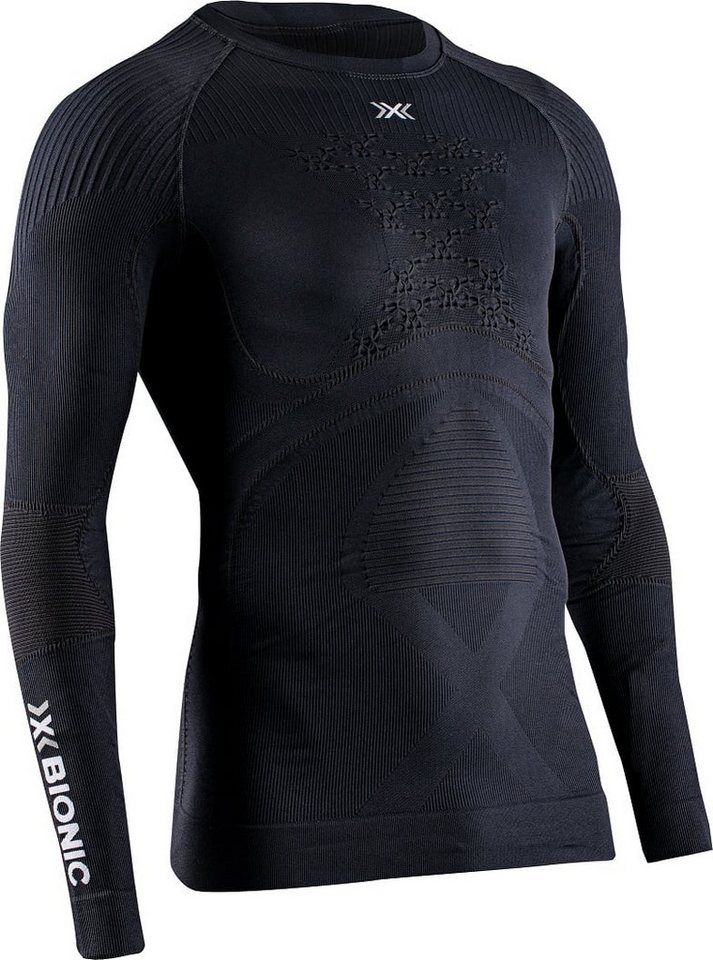 X-Bionic Langarmshirt Rundhals Energy Accumulator 4.0 Unterwäsche schwarz/weiss Herren von X-Bionic