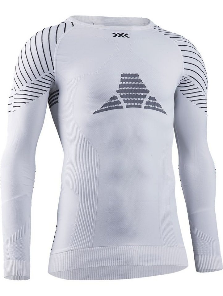 X-Bionic Langarmshirt Rundhals Invent 4.0 Unterwäsche weiss Herren von X-Bionic