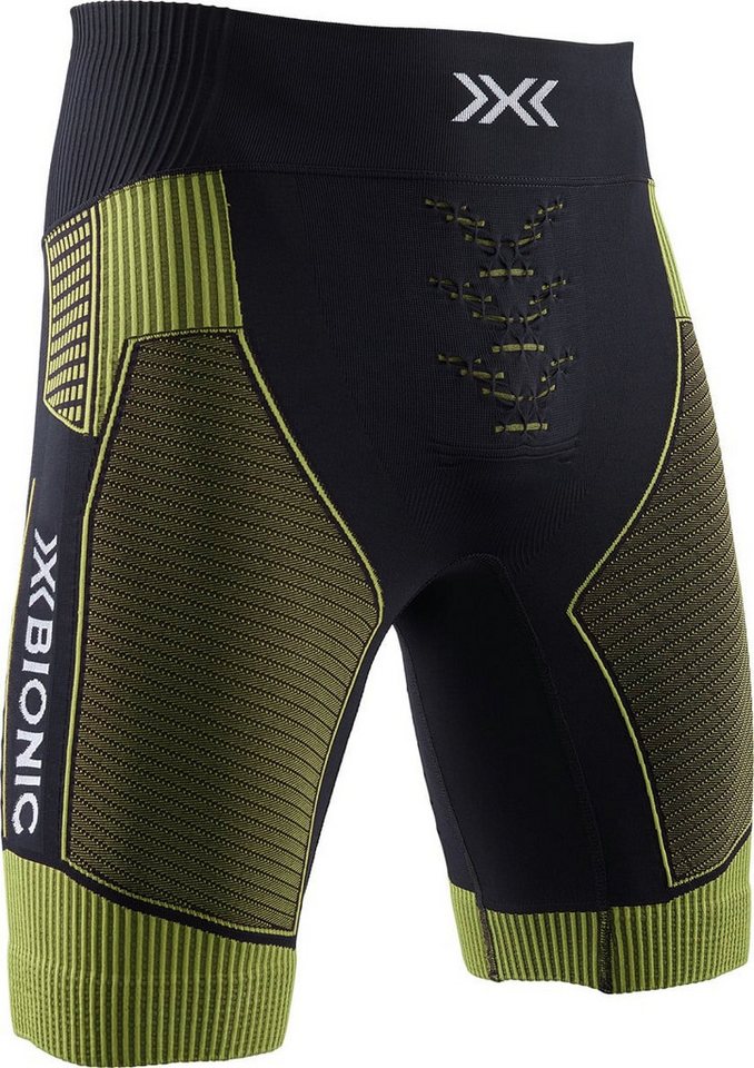 X-Bionic Laufhose Short Running Effektor 4.0 kurz schwarz/lime Herren von X-Bionic