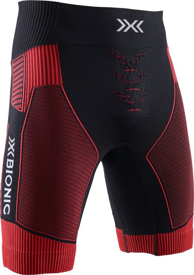 X-Bionic Laufhose Short Running Effektor 4.0 kurz schwarz/orange Herren von X-Bionic