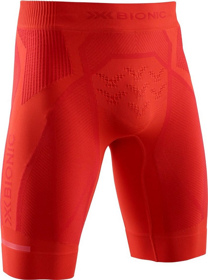 X-Bionic Laufhose Short Running The Trick 4.0 kurz rot Herren von X-Bionic