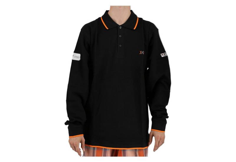 X-Bionic Poloshirt Piquet Langarm schwarz Herren von X-Bionic