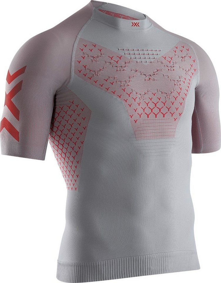 X-Bionic T-Shirt Laufshirt Twyce 4.0 Running Kurzarm enganliegend grau Herren von X-Bionic