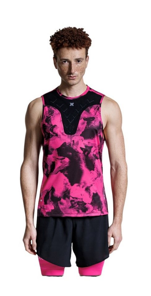 X-Bionic Tanktop Corefusion Run Tank neopink/schwarz Herren von X-Bionic