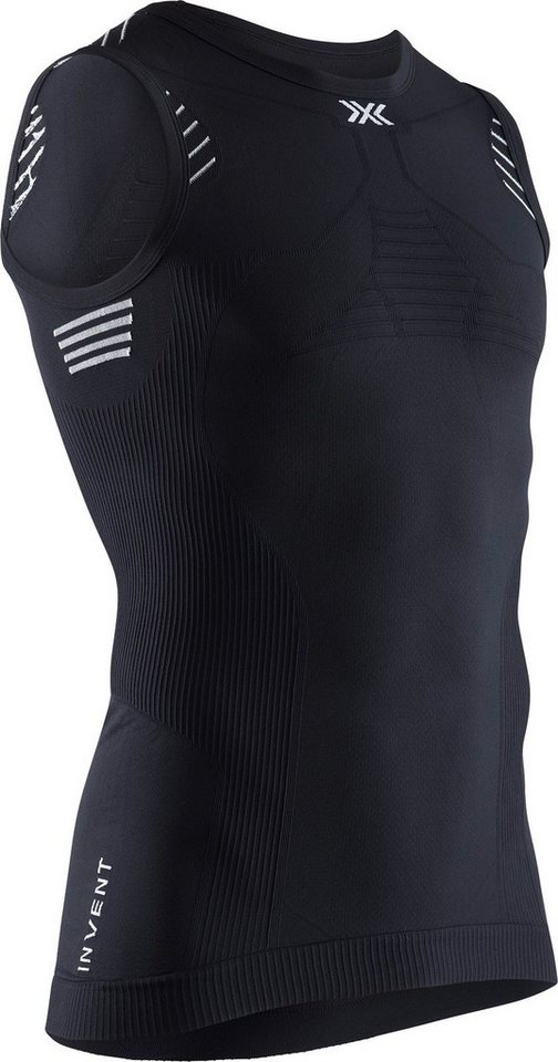 X-Bionic Tanktop Tank-Singlet Invent Light 4.0 ärmellos Unterwäsche schwarz Herren von X-Bionic