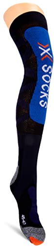 X-Bionic Unisex Ski Lt Socken, A057 Midnight Blue/Blue/Multi, 45-47 von X-Bionic