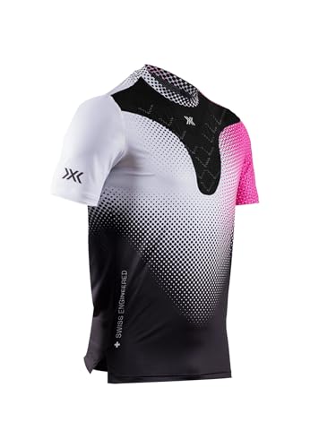 X-bionic Corefusion Run Shirt SS Men dot fade/white/neo pink (P120) M von X-Bionic
