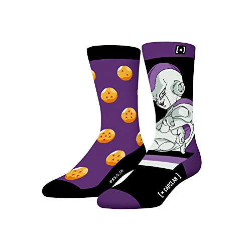 Sportsocken Herren Dragon Ball Z, Socken Herren, Fries, Stretch, Lila, 43/46 von [ X ] Capslab