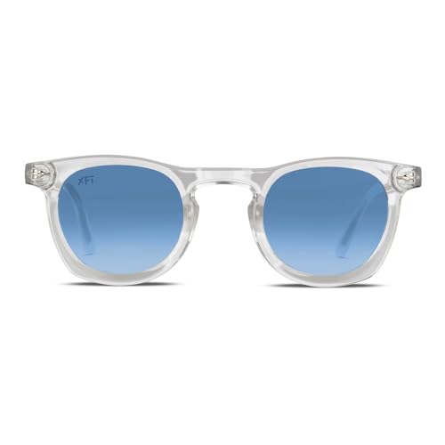 X Frame Therapy Sonnenbrille Reflectron Herren/Damen Acetat UV400 (Indigo Blue) von X Frame Therapy