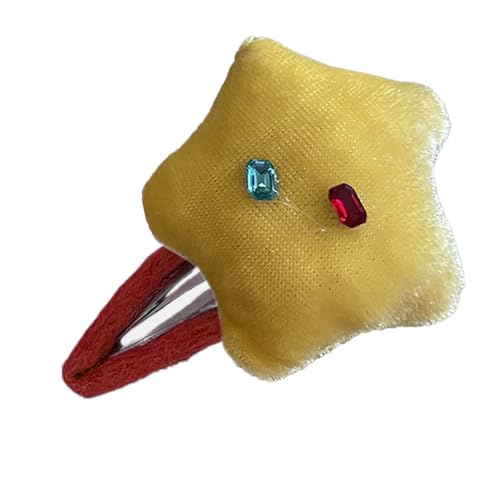 Samt-Haarspange, kleine Strasssteine, Haarspangen, Schnappverschluss, französische Haarschleifen, Haarschmuck, Stern-Haarnadeln von X-Institute