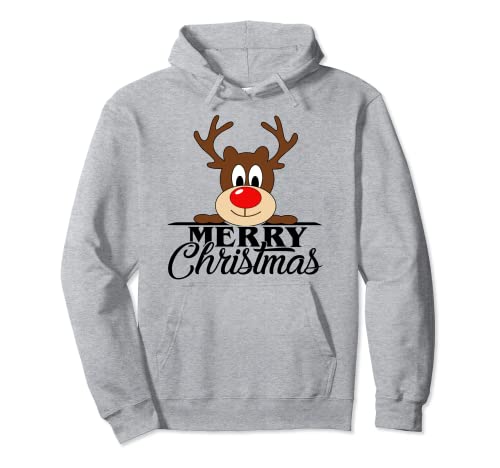 Rentier Lustiger Süßer Weihnachtspullover süß Herren Damen Pullover Hoodie Rentier Lustiger Süßer Weihnachtspullover süß Herren Damen Pullover Hoodie von X Lustiger Rentier Weihnachtspulli Merry Christmas