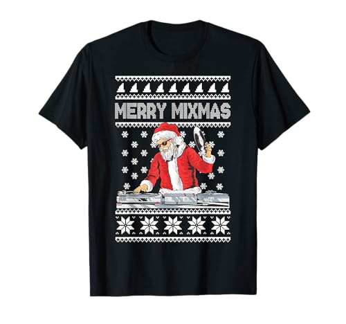 X-Mas DJ Music Sound Lover Cool Gifts Merry Mixmas Funny Christmas Dj Hip Hop Music party EDM Ugly T-Shirt Schwarz S Unisex Erwachsene Unisex Kinder Klassisch Crew-Ausschnitt Kurzarm X-Mas DJ Music Sound Lover Cool Gifts Merry Mixmas Funny Christmas Dj Hip Hop Music party EDM Ugly T-Shirt Schwarz S Unisex Erwachsene Unisex Kinder Klassisch Crew-Ausschnitt Kurzarm von X-Mas DJ Music Sound Lover Cool Gifts