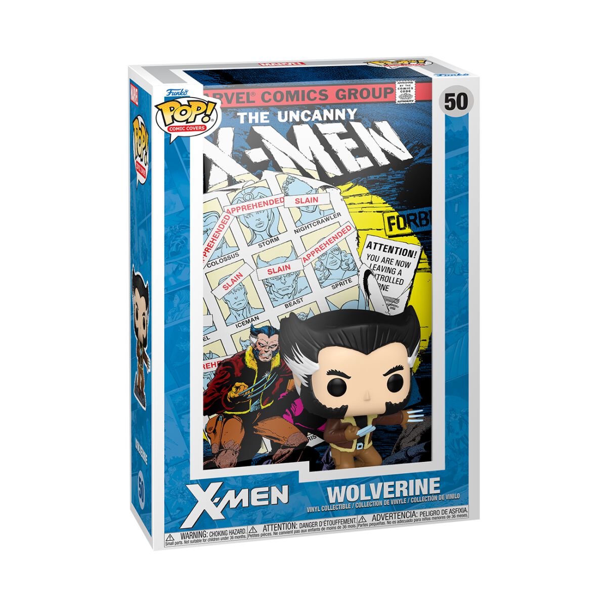 X-Men - Wolverine (Pop! Comic Covers) Vinyl Figur 50 - Funko Pop! Figur - Funko Shop Deutschland - Lizenzierter Fanartikel von X-Men