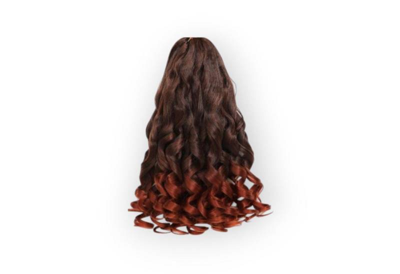 BETRESS Superline Kunsthaar-Extension BETRESS 3X FRENCH CURL 22" (56cm), Crochet Braid von BETRESS Superline