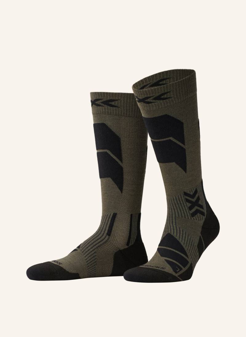 X-Socks Skisocken Ski Perform Merino Mit Merinowolle gruen von X-SOCKS