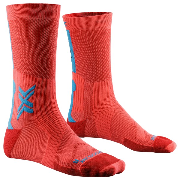 X-Socks - Bike Perform Crew - Radsocken Gr 42-44 rot von X-Socks