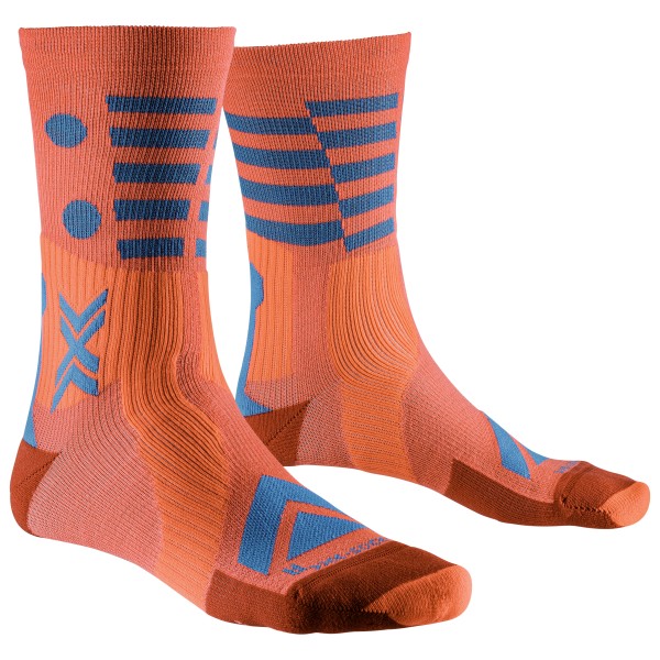 X-Socks - Gravel Perform Merino Crew - Radsocken Gr 39-41 rot von X-Socks