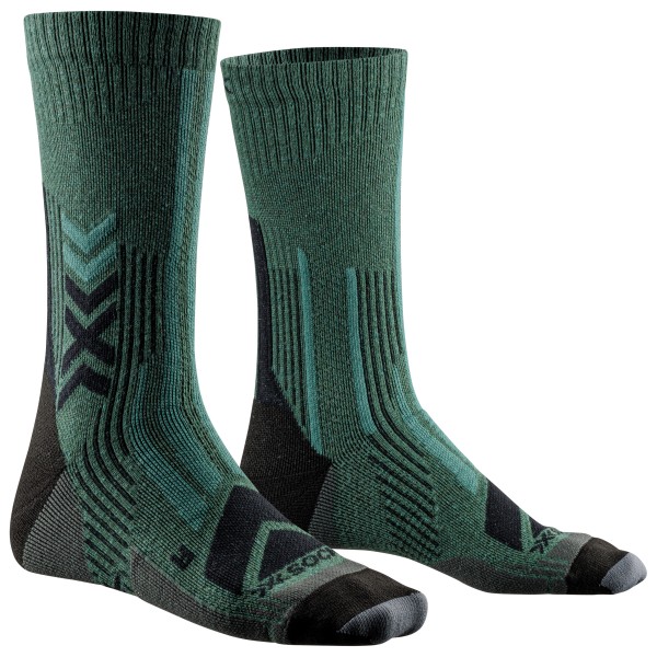 X-Socks - Hike Perform Merino Crew - Wandersocken Gr 35-38 grün von X-Socks