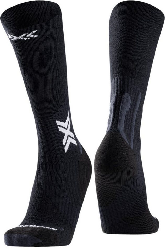 X-Socks Laufsocken Crew Run Perform Warm schwarz/grau Herren - 1 Paar von X-Socks