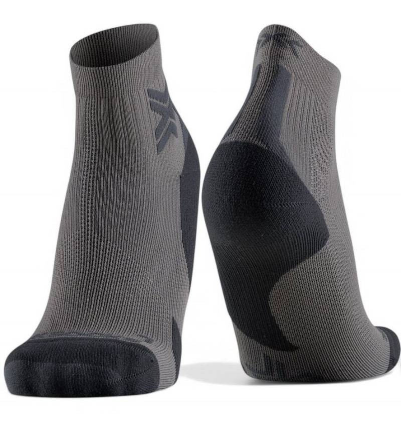 X-Socks Laufsocken Run Discover Ankle fluo dunkelbraun/schwarz Herren - 1 Paar von X-Socks