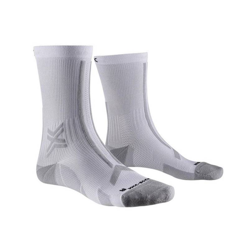 X-Socks Laufsocken Run Discover Crew weiss/grau Herren - 1 Paar von X-Socks