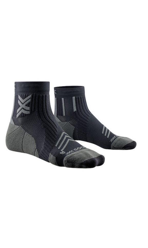 X-Socks Laufsocken Run Expert Ankle schwarz/charcoalgrau Herren - 1 Paar von X-Socks