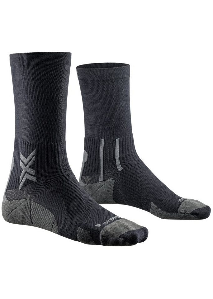 X-Socks Laufsocken Run Perform Crew schwarz/charcoal Herren - 1 Paar von X-Socks