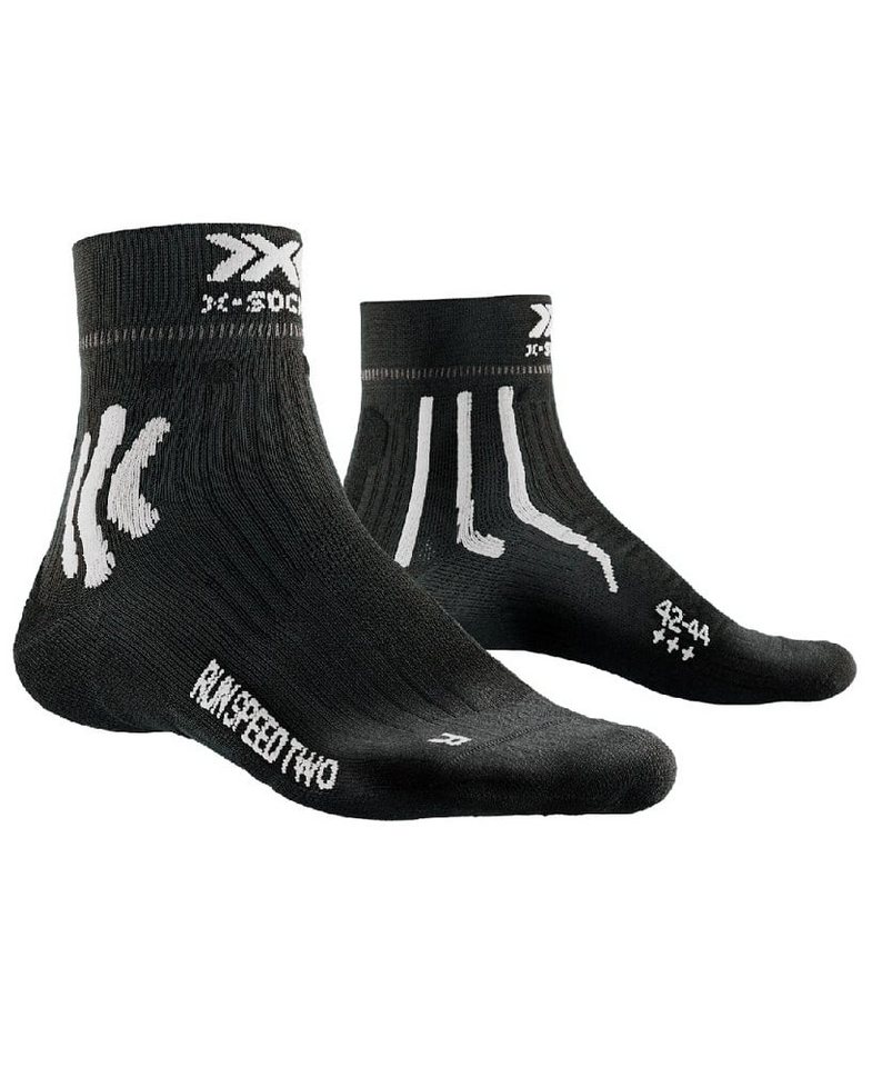 X-Socks Laufsocken Run Speed Two 4.0 schwarz/weiss Herren - 1 Paar von X-Socks