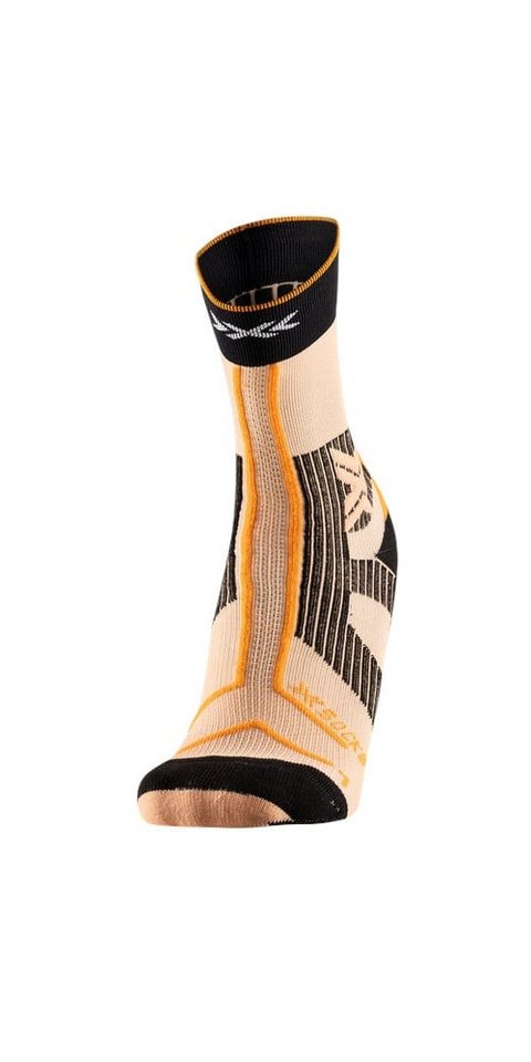 X-Socks Laufsocken Trailrun Terraskin Expert Crew hellorange/schwarz Herren - 1 Paar von X-Socks