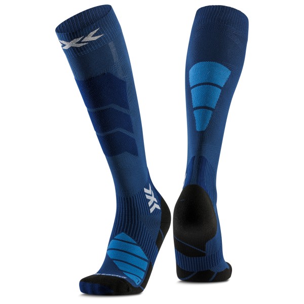 X-Socks - Ski Expert OTC - Skisocken Gr 45-47 blau von X-Socks