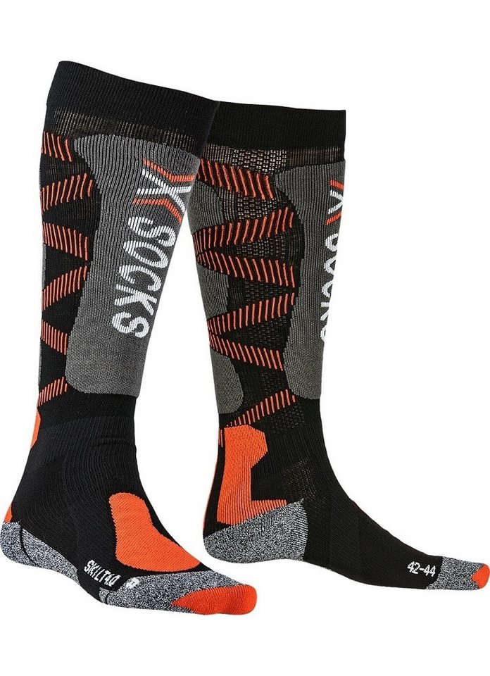 X-Socks Skisocken Light 4.0 schwarz/orange Herren - 1 Paar von X-Socks