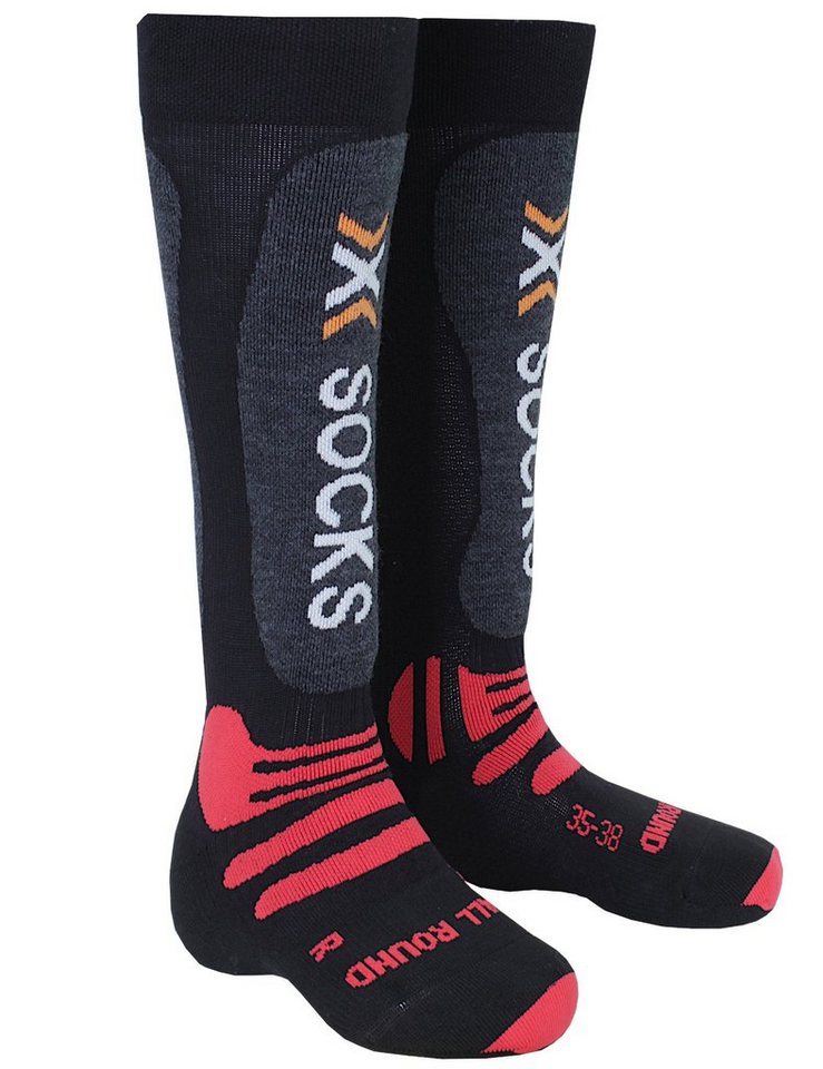 X-Socks Skisocken Ski All Round gepolsterte Dämpfungszonen von X-Socks
