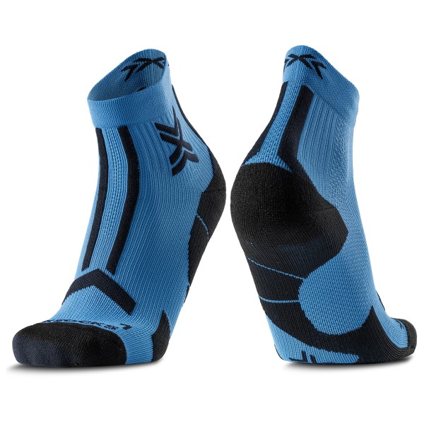 X-Socks - Trail Run Discover Ankle - Laufsocken Gr 45-47 blau von X-Socks