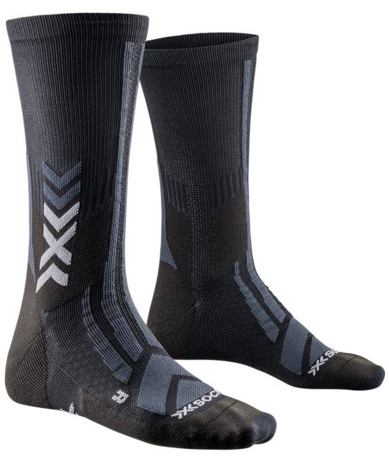 X-Socks Wandersocken Perform Dual Layer Crew schwarz/charcoal Herren - 1 Paar von X-Socks
