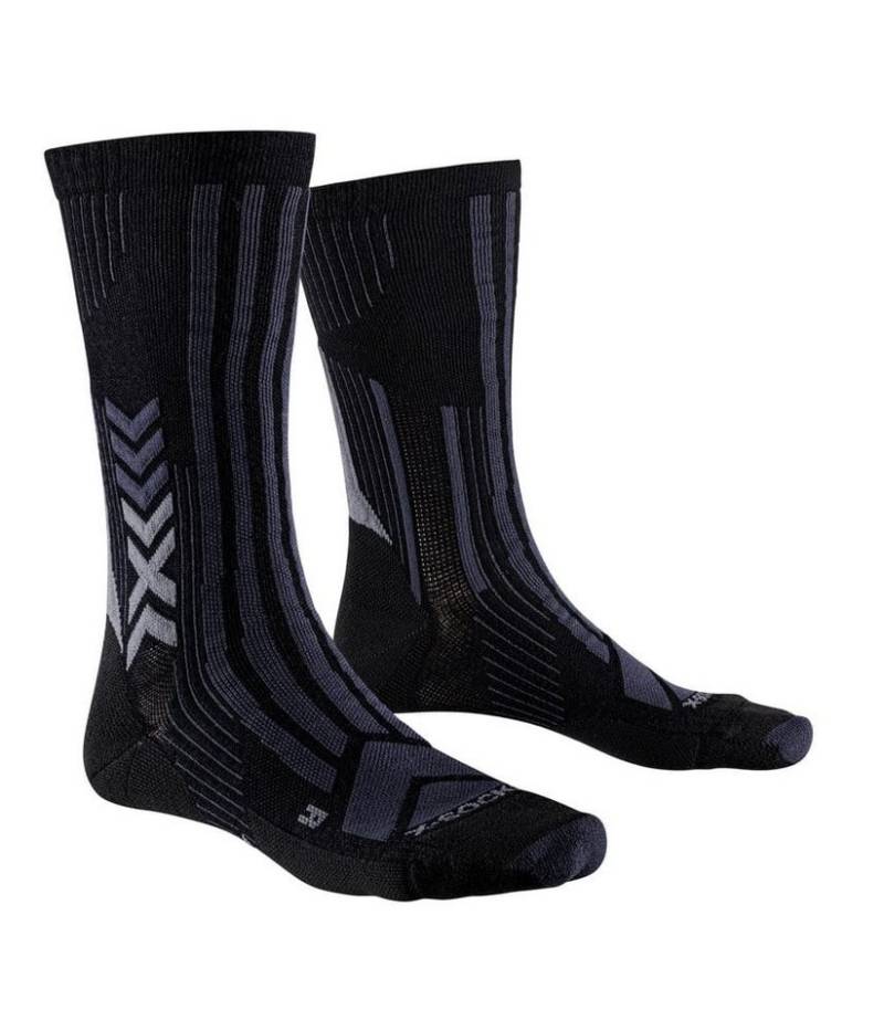 X-Socks Wandersocken Perform Merino Crew schwarz/charcoal Herren - 1 Paar von X-Socks