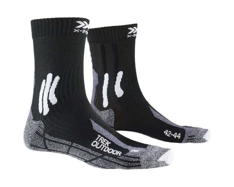 X-Socks Wandersocken Trek Outdoor 4.0 (Komfort für lange Wanderungen) schwarz Herren von X-Socks