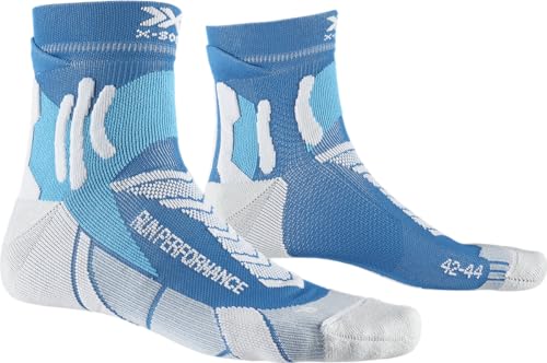 X-Socks X-Bionic Unisex Run Performance Socken, Teal Blue/Pearl Grey, 35-38 von X-Socks