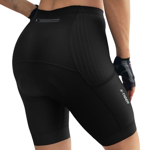 X-TIGER Gepolstert Schnelltrockende Fahrradhose Damen von X-TIGER