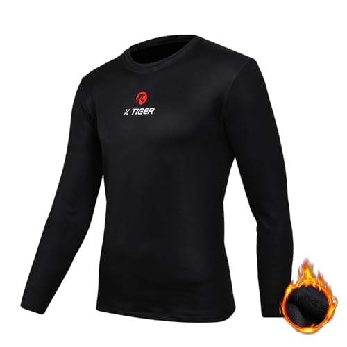 X-TIGER Radtrikot Fahrradtrikot Langarm Herren Thermo Fleece Herbst und Winter,Outdoor Sport Atmungsaktive Jersey Schnell Trocknen von X-TIGER