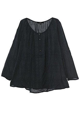 X-Two Brave Bluse Tunika Shirt Damen Langarm Viskose Lagenlook Plusgröße, Farbe:dunkelblau, Damengrößen:50 von X-Two