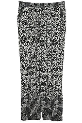 X-Two Handa Hose Pants Schlupfhose Freizeithose Damen Comfort Fit Plusgröße, Farbe:Sand, Damengrößen:44 von X-Two