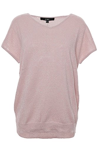 X-Two Jeylis Pullover Pullunder Pulli Tunika Shirt Damen Plusgröße Übergröße, Farbe:rosa, Damengrößen:52 von X-Two