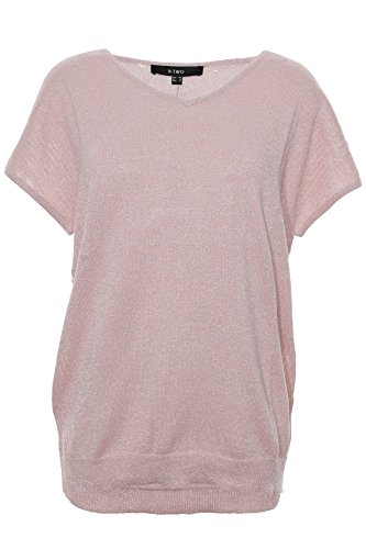 X-Two Jeylis Pullover Pullunder Pulli Tunika Shirt Damen Plusgröße Übergröße, Farbe:rosa, Damengrößen:54 von X-Two