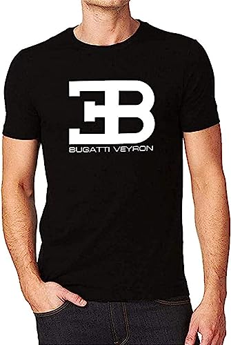 Bugatti Veyron Logo Mens T-Shirt Black T-Shirts & Hemden(Medium) von X2024LIAN