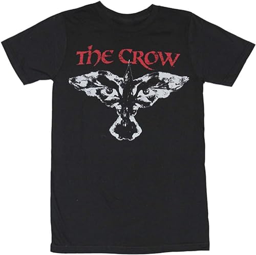 LSJD The Crow Movie Mens T-Shirt Crow Face Logo Image T-Shirts & Hemden(Medium) von X2024LIAN