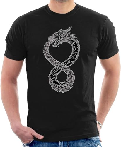 Ouroboros Takeshi Kovacs Tattoo Altered Carbon Men's T-Shirt T-Shirts & Hemden(Medium) von X2024LIAN